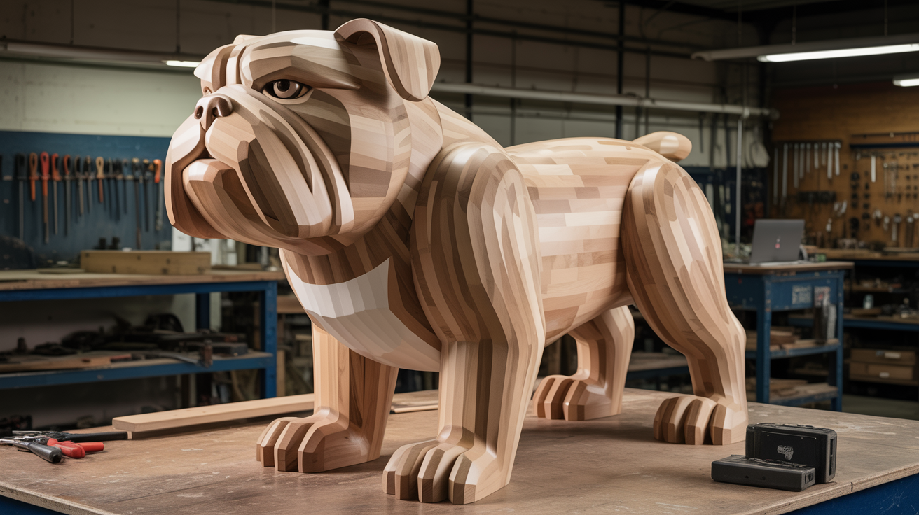 School Mascot Sculpture - Mascot Carpentry by Heart 2 Hart Construction, expert carpentry and event staging in Orlando, Florida