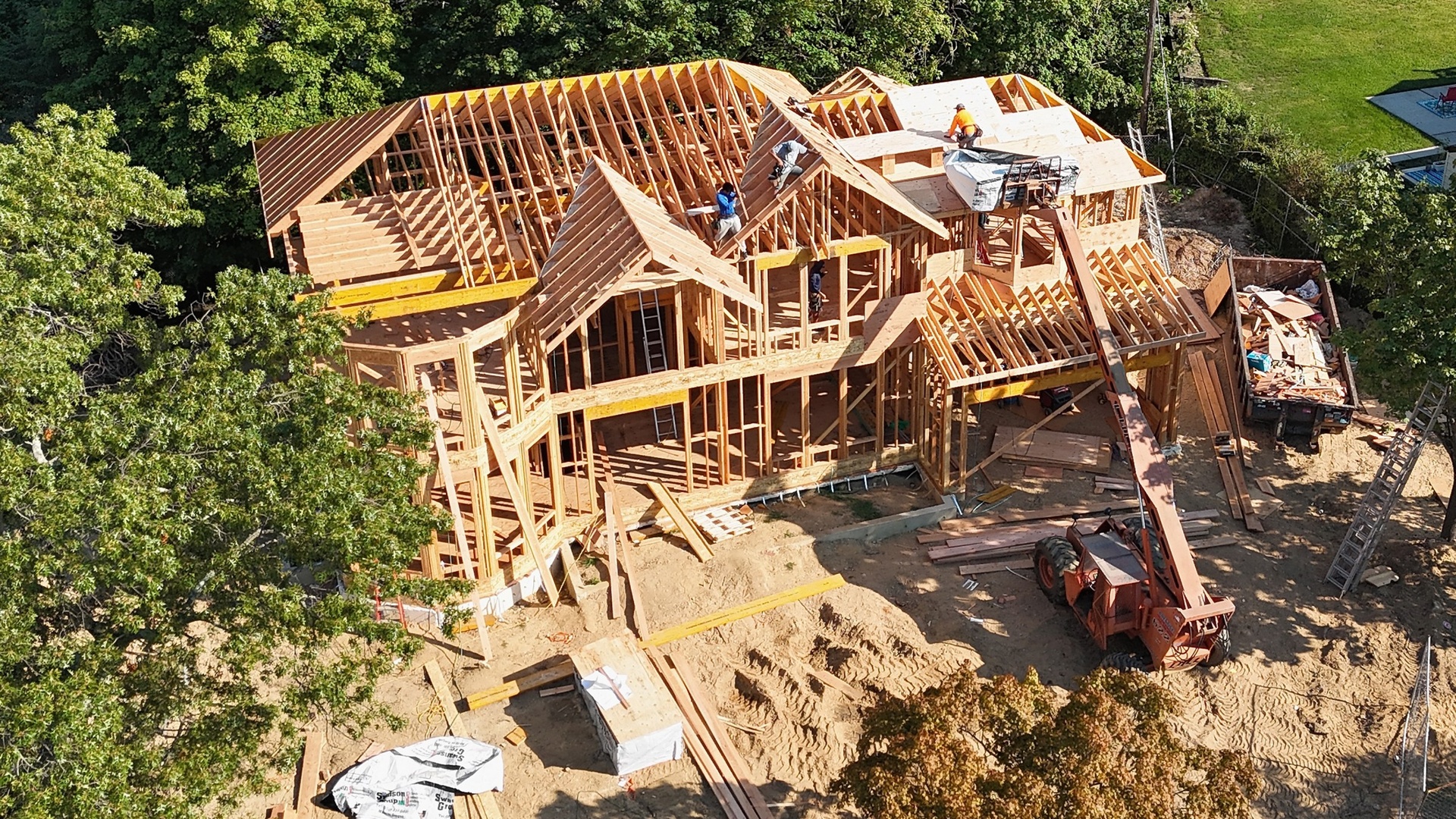 Residential Structural Framing - Framing by Heart 2 Hart Construction, expert carpentry and event staging in Orlando, Florida